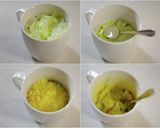 ちぎりキャベツのミルクコーンスープ作り方2写真