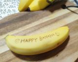 お弁当に☆簡単メッセージバナナ作り方1写真