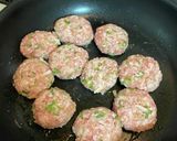 甘辛豚つくね作り方4写真