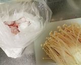 茶色いおかず☆鶏肉とエノキの照り焼き作り方1写真
