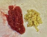 梅肉で麻婆豆腐風うま煮作り方1写真