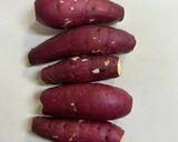 食欲そそるさつまいもと鶏もも肉の甘酢焼き作り方1写真
