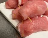 【茶色いおかず】豚肉のニンニクチーズ巻き作り方3写真
