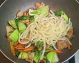 梅干で焼きうどん作り方4写真