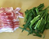 簡単♪白菜漬けと豚肉炒め/豚キムチ風作り方1写真