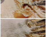 チョコ生地のケーキ。無花果と胡桃入り作り方5写真