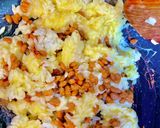 胡麻油香る！パラパラ納豆炒飯×烏賊の塩辛作り方3写真