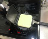 ホットサンドメーカーで四角いホットケーキ作り方3写真