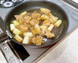 とろろで食べる鶏モモ肉と長ネギの焼き鳥風作り方7写真