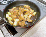 とろろで食べる鶏モモ肉と長ネギの焼き鳥風作り方7写真