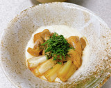 とろろで食べる鶏モモ肉と長ネギの焼き鳥風作り方9写真