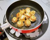 オープンオムレツ⑤ホタテのポン酢あんかけ作り方3写真