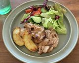 もろみ調味液で洋食☆りんご・豚肉のソテー作り方15写真