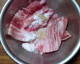 ヨウサマの減塩豚肉と椎茸の昆布ゼリー和え作り方3写真