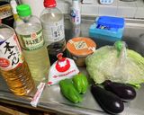 キャベツ&なす&ピーマンの味噌炒め作り方1写真