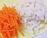 根菜の味噌炒め。作り方1写真