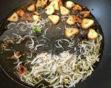 しらすと大根葉のペペロンチーノ♪作り方5写真