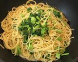 しらすと大根葉のペペロンチーノ♪作り方7写真