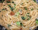 しらすと大根葉のペペロンチーノ♪作り方9写真