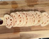 れんこんと水菜の明太子マヨサラダ作り方1写真