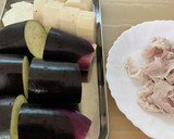 長芋となすの煮物（電気圧力鍋又は炊飯器）作り方1写真