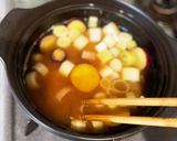 さつまいもとネギのほっこり土鍋味噌汁作り方6写真