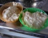 油と卵は不要　豆乳＆バナナ蒸しケーキ作り方6写真
