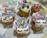 ユニコーンカップケーキ（デコレーション）作り方3写真