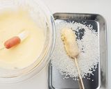 カリもちのび~る。米粉のチーズハットグ作り方5写真