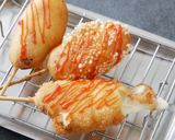 カリもちのび~る。米粉のチーズハットグ作り方10写真