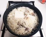 えのきなめこと豆腐の卵スープ作り方2写真