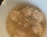 豆腐入り鶏団子のみぞれポン酢スープ作り方3写真
