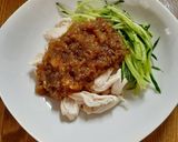 おろし玉ねぎ＆黒胡椒たれの茹で鶏ささみ☆作り方9写真