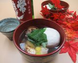 松茸の雑煮風煮物作り方5写真
