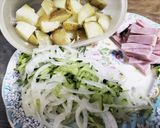 厨房ばあばぁ!皮付きポテトサラダ。作り方1写真