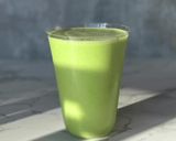 簡単5分で朝食★抹茶グリーンスムージー作り方7写真
