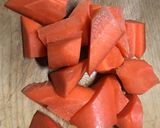 圧力鍋 de 具が大きい脱・翌日カレー♪作り方1写真