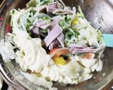 厨房ばあばぁ!皮付きポテトサラダ。作り方3写真