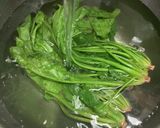 ほうれん草のベーコン舞茸ガーリックあえ作り方9写真