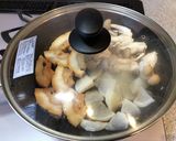 すき焼きのタレで車麩と大根としめじの煮物作り方7写真