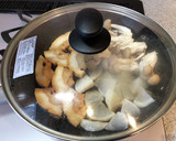 すき焼きのタレで車麩と大根としめじの煮物作り方7写真