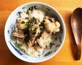 和風が美味！おでんの素で煮た手羽元で鶏飯作り方4写真