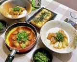 オープンオムレツ⑤ホタテのポン酢あんかけ作り方10写真