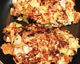フリーズドライクッキー入りお好み焼き作り方6写真