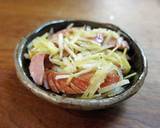 黄にらのソーセージ炒め作り方4写真