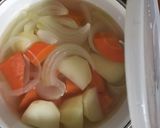 カレー翌日➡肉なし　肉じゃが・豚汁風味♪作り方1写真