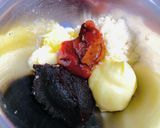 白ネギと椎茸の赤味噌炒め作り方2写真