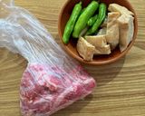 豚肉と厚揚げの肉豆腐作り方1写真