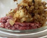 粗挽き肉でがっつりハンバーグ作り方3写真