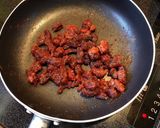 牛肉で【クジラ立田揚げケチャップ】もどき作り方11写真